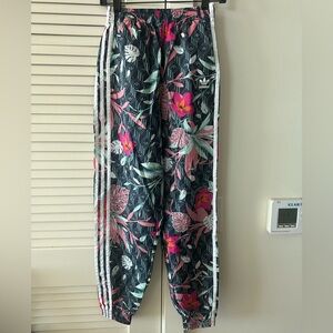 Adidas Pants, Tropical Leaf, New